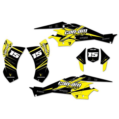 Graphics Kit For Can Am Atv Base Omxgraphics