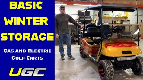 How To Store Your Golf Cart For The Winter Gas And Electric Youtube
