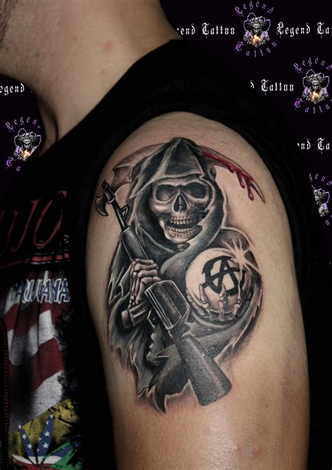 Sons Of Anarchy Tattoolegendtattoogrsons Of Anarchy Logoreaper