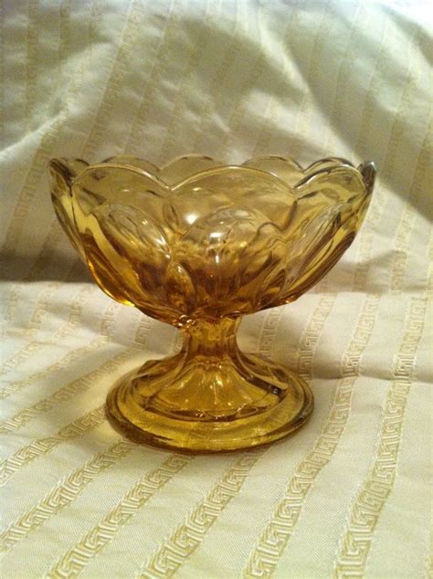 Amber Bowl Amber Bubble Bowl Vintage Amber Glass Bubble Pattern Serving Bowl Depression Glass