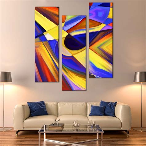 Abstract Shape Canvas Wall Art Beautiful Colorful Abstract Forms