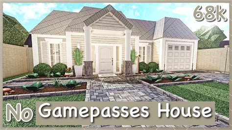 100k Bloxburg House No Gamepass This Game Features A Simulation Of