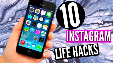 10 LIFE HACKS EVERYONE SHOULD KNOW: Instagram Tips - YouTube