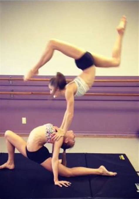 This is one of those yoga poses for 2 friends, which are great for your overall cardiac health. 2 people acro tricks - Google search | Acro dance ...