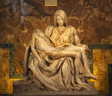 Michaelangelos Pieta Sculpture Wallpaper Wall Mural Wallsauce Usa