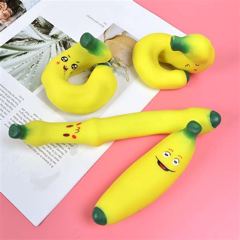 Party Novelty Funny Squishy Banana Stress Reliever Toy