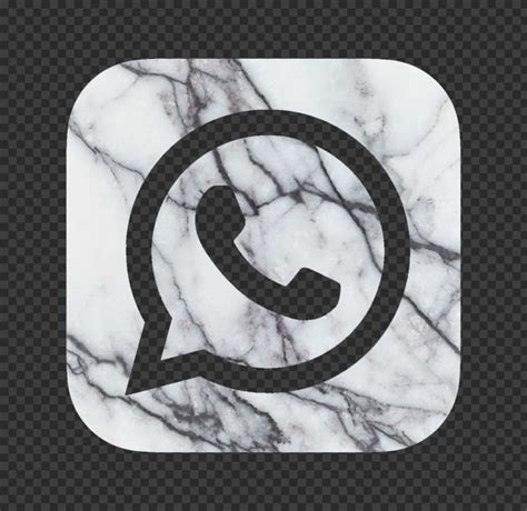 Hd Gray Marble Aesthetic Square Whatsapp Wa Logo Icon Png Citypng