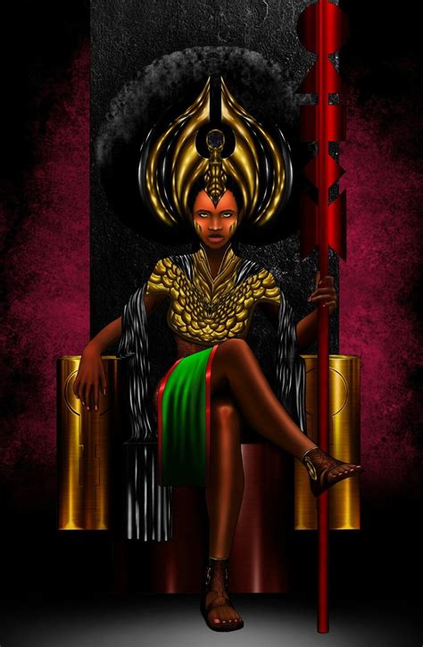 African Queen Painting Onyx Rising Studios I Love Black