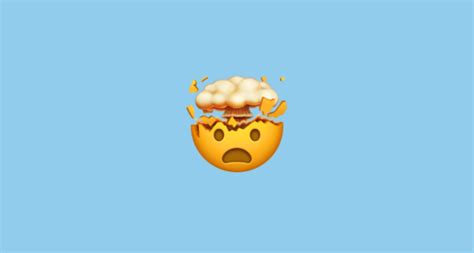 🤯 Shocked Face With Exploding Head Emoji