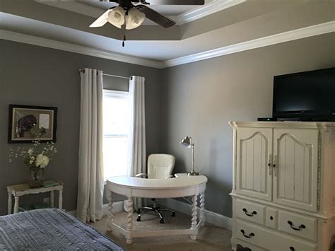 Gabe & jenny homes is the best place when you want about photos for your need, look at the picture, these are artistic photos. Sherwin Williams Dorian gray walls and Sherwin Williams ...