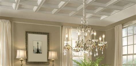 Easy elegance deep coffer panels in black offer a classic coffered look at a fraction of the cost of custom work. A Coffered Ceiling Guide | Plastic ceiling tiles, Pvc ...