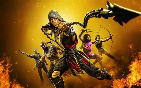 Download Wallpapers Mortal Kombat 11 Ultimate Characters Scorpio Sub