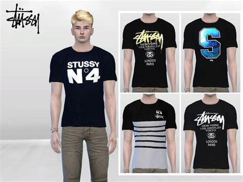 Stussy Urban Tees By Mclaynesims At Tsr Sims 4 Updates