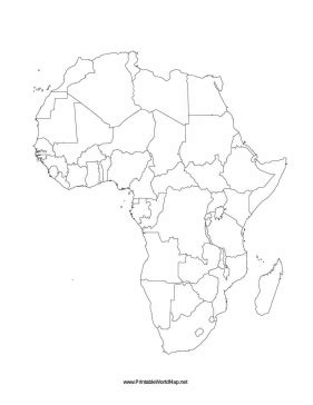 Geobee study toolkit africa national geographic blank world outline wall map the map shop. Printable Maps | World map stencil, Africa map, World map printable