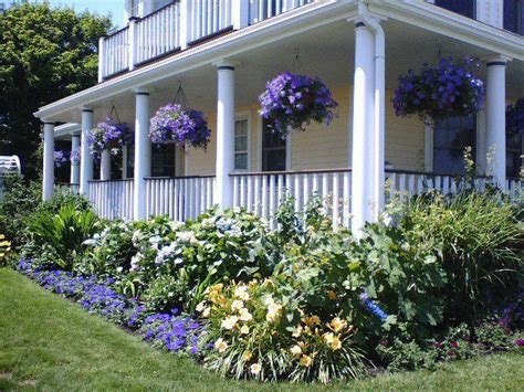 Beautiful Hanging Baskets Patio Deck And Porch Ideas