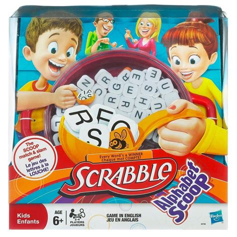 Instructions Manual And Rules For Scrabble Alphabet Scoop Game Hasbro