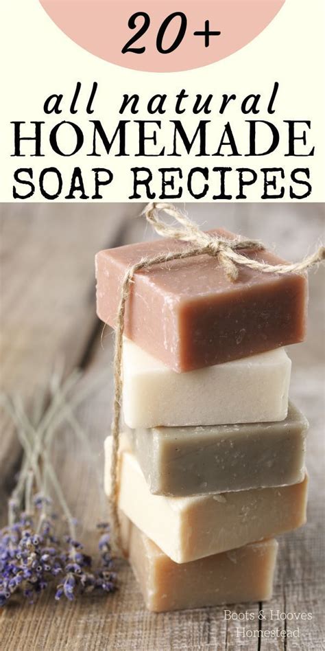 Natural Soap Recipes Homemade All Natural Homemade Bar Soap