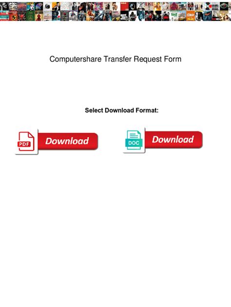 Fillable Online Computershare Transfer Request Form Computershare