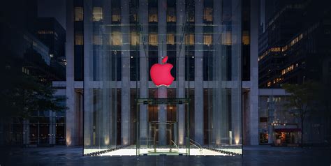 Apple Honors World Aids Day With Red Store Makeover And Fundraiser