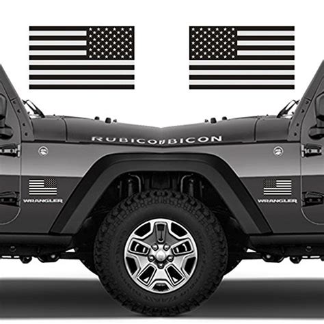 Creatrill Reflective Subdued American Flag Sticker 3″ X 5″ Tactical