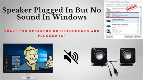 How To Fix No Speakers Or Headphones Are Plugged In Solve Any Windows