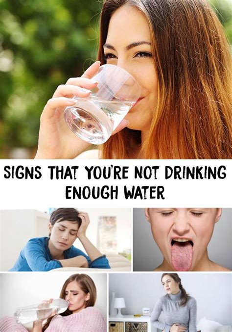 Enough Water Signs That Youre Not Drinking Enough Water Health