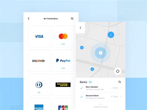 Crypto Mobile UI Kit: Bank Location | free psd | UI Download