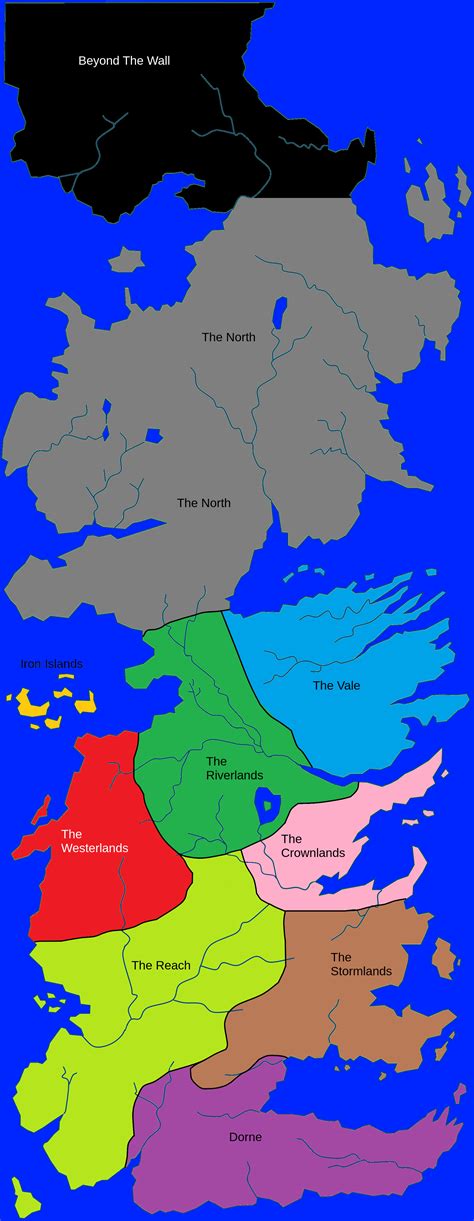 Map Of Westeros Stormlands Maps Of The World