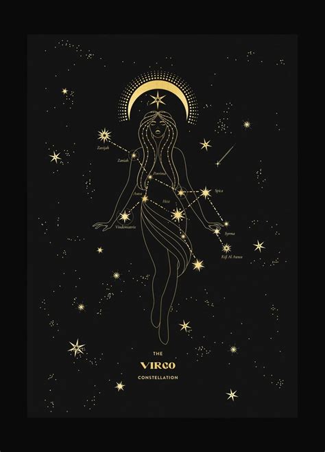 Virgo Figure Constellation Cocorrina And Co Ltd Virgo Art