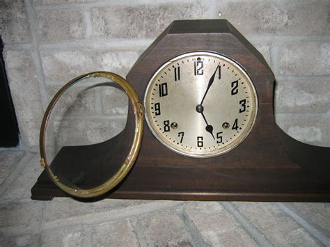 We'd really appreciate your feedback. Antique New Haven Tambour No. 56 Wind-Up Wood Mantel Item ...