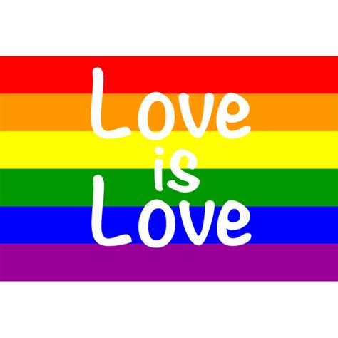Love Is Love Gay Pride Rainbow Flag Lgbt Shirt Sticker By Galvanized