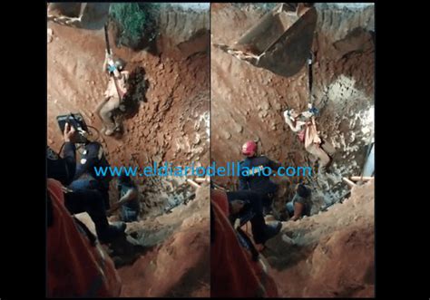 A Man Trapped After The Collapse Of A Cistern In Barranca De Upía Was