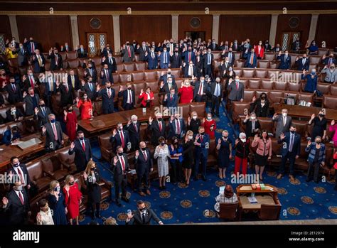 Washington United States 03rd Jan 2021 Members Of Congress Are