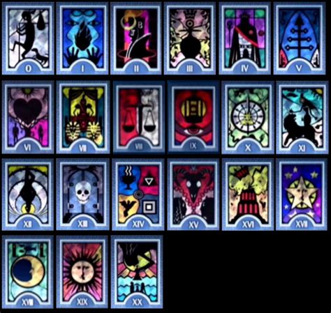 Persona 3 Tarot Cards By Piemon1 On Deviantart