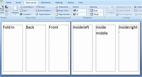 How To Design A Brochure In Word Design Talk