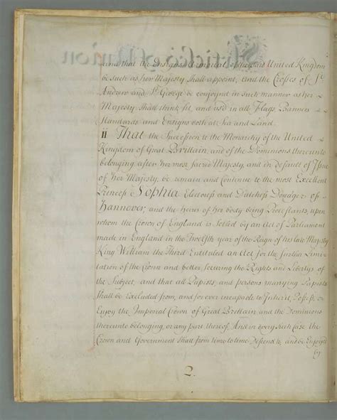 Articles Of The Act Of Union 1707 Scotlandspeople