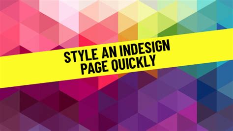 Creativepro Video Style An Indesign Page Quickly Creativepro Network