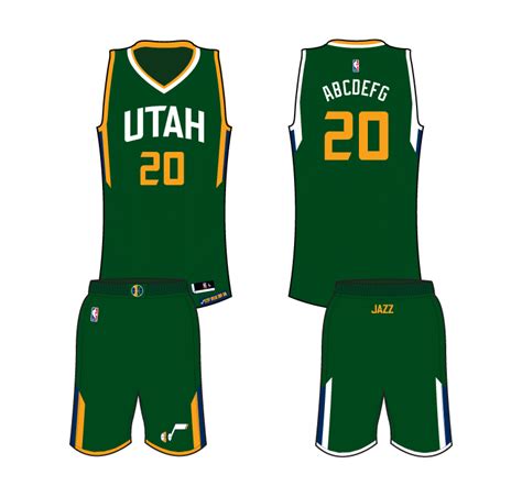 The current logo is a modern take. Utah Jazz Alternate Uniform - National Basketball ...