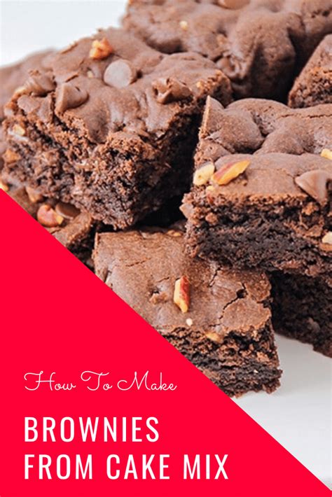 These Rich And Fudgy Cake Mix Brownies Are So Chocolatey And Delicious