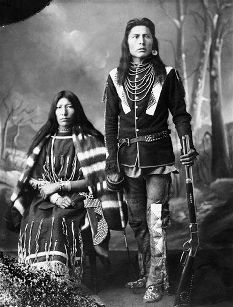 First Nations Man And His Wife 1886 Native American Women Native