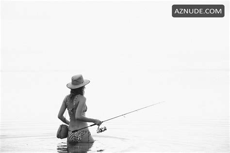 Franziska Von Tschurtschenthaler Topless And In A Bikini While Fishing