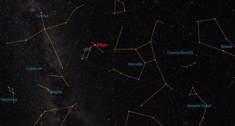 Brilliant Star Vega Lights Up July Nights Space