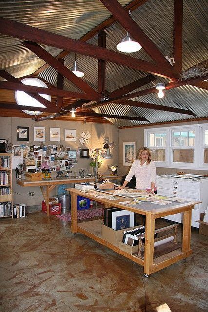 Artists and galleries superimpose and share your art in beautiful rooms easily. 17 Super Ideas Garage Art Studio Ideas Workspaces in 2020 ...
