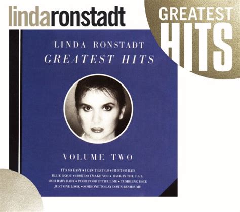 Linda Ronstadt Greatest Hits Vol2 By Linda Ronstadt Audio Cd