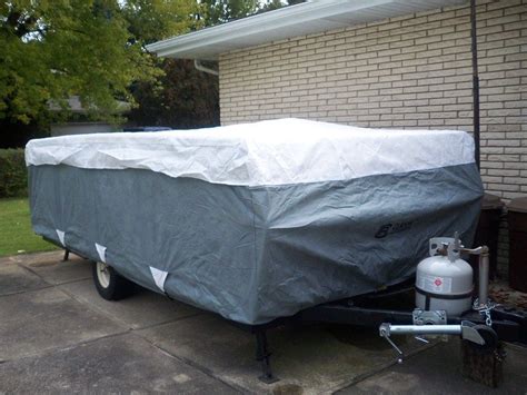Does a 12 ft tarp take into consideration the air unit or must i buy larger? Classic Accessories Deluxe PolyPro III Heavy-Duty Pop-Up ...