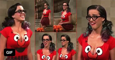 Katy Perry Elmo Shirt With Her Big Boobs 9gag