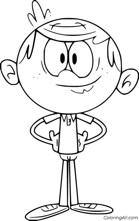 This color book was added on. 43 free printable The Loud House coloring pages in vector ...