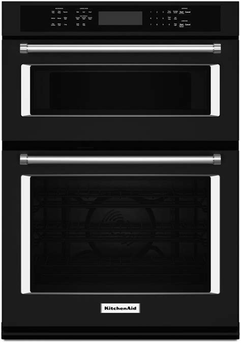 For external (wall or roof) venting, see venting design specifications section. KitchenAid® 30" Black Electric Oven/Microwave Combo Built ...