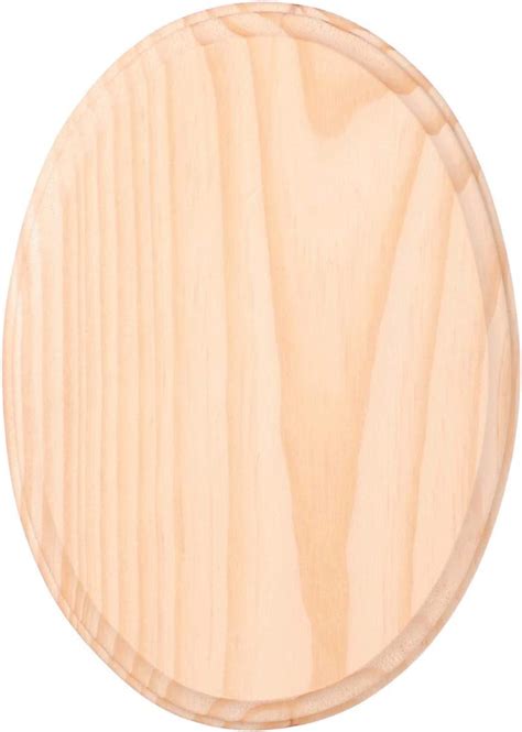 Darice Wood Plaque Oval 5 X 7 Inches 6 Pack 9149 09