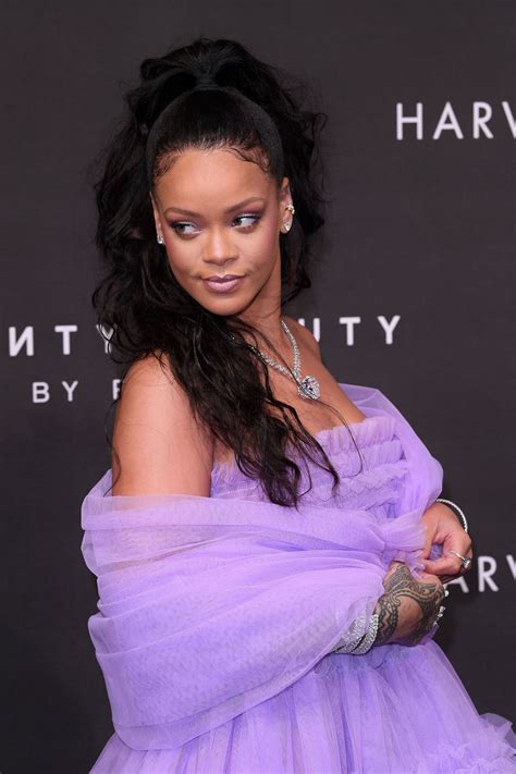 Rihanna Attends The Fenty Beauty X Harvey Nichols Launch At Harvey